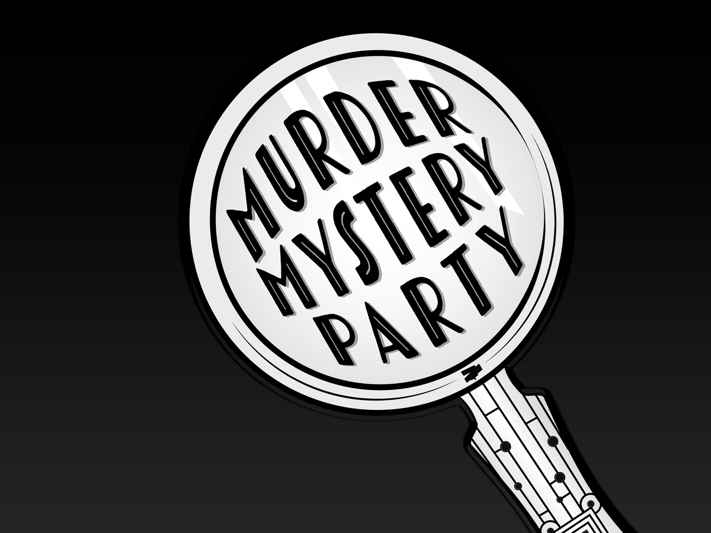 1920's Murder Mystery Party Ticket